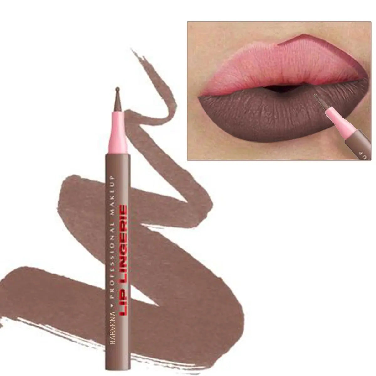 Lip Liner Pencil for Plump Lips Matte Finish Lipstick Pencil for Contouring Creating a Three-Dimensional Full Lip Shape Oily Photo Shoot - COLMAGIC
