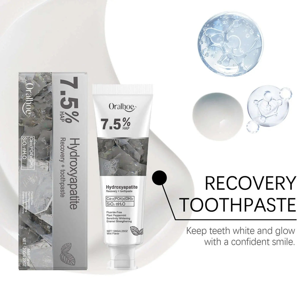 Oralhoe Whitening Tooth Care Toothpaste, Daily Gingiva Care Gently Cleans Stains And Tartar Freshen Breath - COLMAGIC