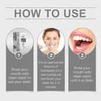 Oralhoe Whitening Tooth Care Toothpaste, Daily Gingiva Care Gently Cleans Stains And Tartar Freshen Breath - COLMAGIC