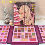 LEKE YIEES Multifunctional Folding Eyeshadow Palette 105 Colors Matte Glitter Highlighter Blush Makeup Cosmetic Smooth Versatile Usage Compact Easy to Carry - COLMAGIC