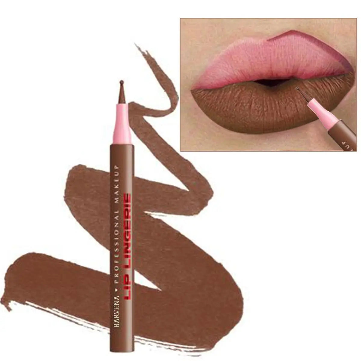 Lip Liner Pencil for Plump Lips Matte Finish Lipstick Pencil for Contouring Creating a Three-Dimensional Full Lip Shape Oily Photo Shoot - COLMAGIC