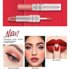 TEAYASON 2 in 1 Double-Ended Lipstick & Lip Gloss, Long Lasting Waterproof Matte Lipstick, Multi-Use Lip Tint for Lips, Cheeks & Eyes, 12 Colors - COLMAGIC