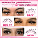 ColMagic DIY Mixed Eyelashes Kit 10-1ColMagic DIY Eyelash Kit 300 Clusters 10–18mm | Natural Volume Lashes Waterproof - COLMAGIC