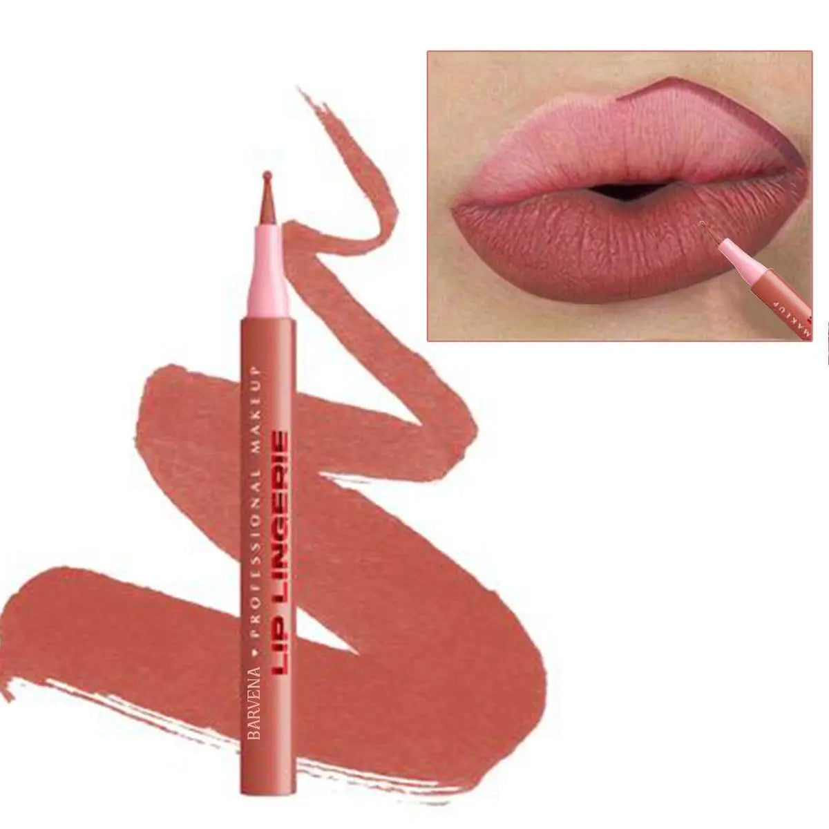 Lip Liner Pencil for Plump Lips Matte Finish Lipstick Pencil for Contouring Creating a Three-Dimensional Full Lip Shape Oily Photo Shoot - COLMAGIC