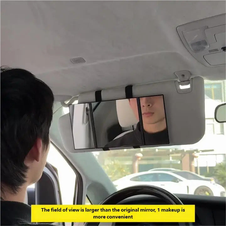 Car Sun Visor Mirror Car Makeup Mirror Car Interior Decoration Mirror HD Foldable Universal car sun visor vanity foldable mirror