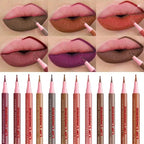 Lip Liner Pencil for Plump Lips Matte Finish Lipstick Pencil for Contouring Creating a Three-Dimensional Full Lip Shape Oily Photo Shoot - COLMAGIC