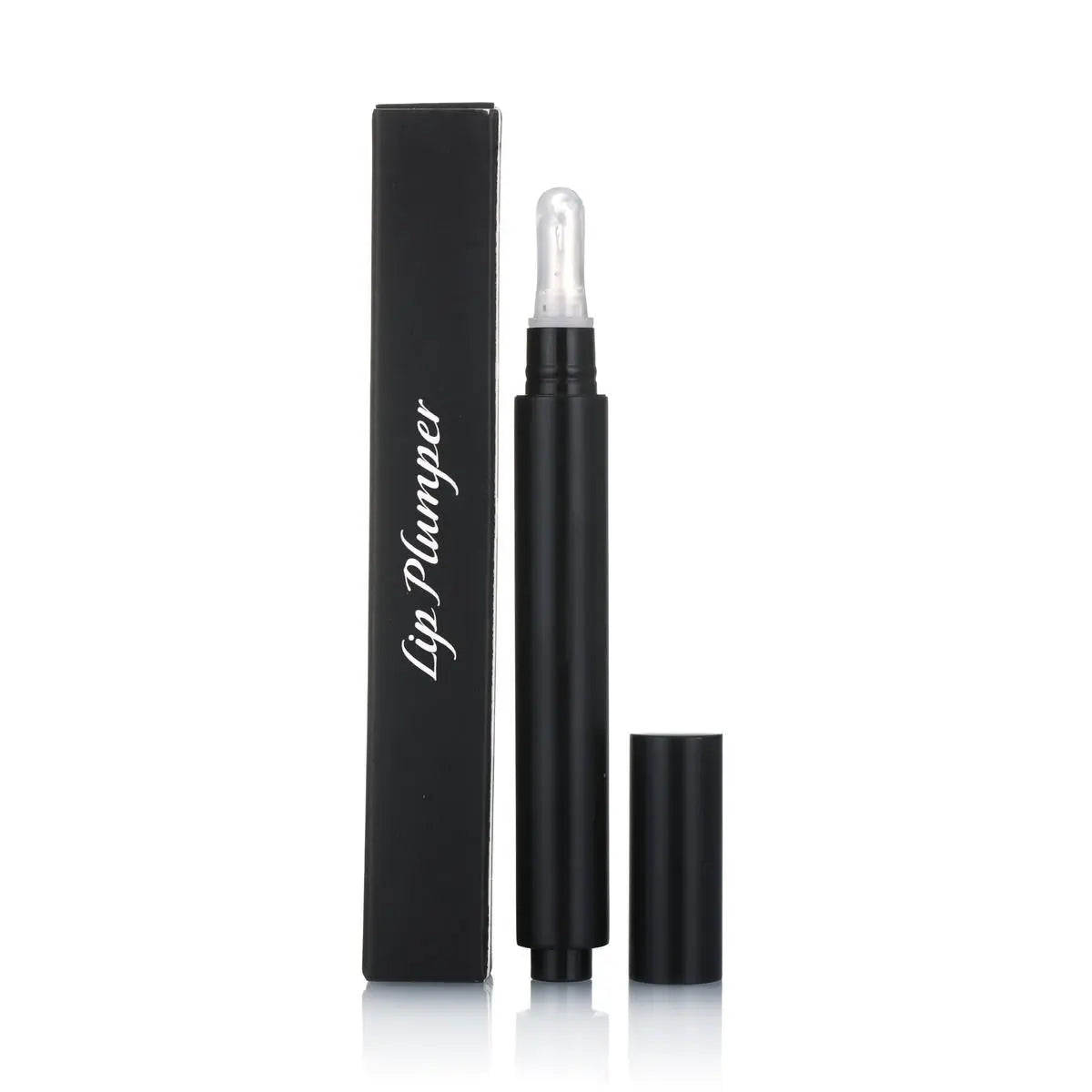 Plump Lab Lip Plumper Lip Oil Plumping Essence Lip Gloss Clear Moisturizing Softening Sleek Silver Tube - COLMAGIC