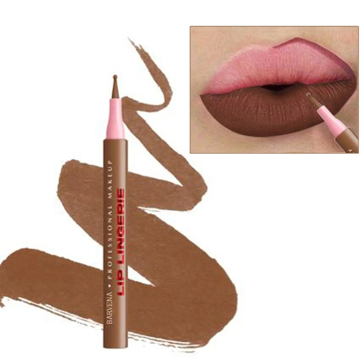 Lip Liner Pencil for Plump Lips Matte Finish Lipstick Pencil for Contouring Creating a Three-Dimensional Full Lip Shape Oily Photo Shoot - COLMAGIC