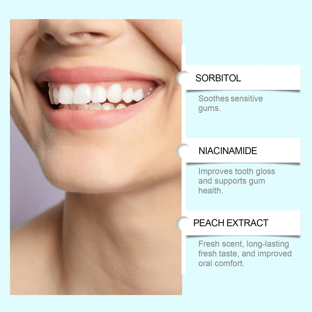 Oralhoe Brightening Toothpaste, Gentle Daily Care Toothpaste For Removing Stains, Brightening And Refreshing, And Reducing Odors - COLMAGIC
