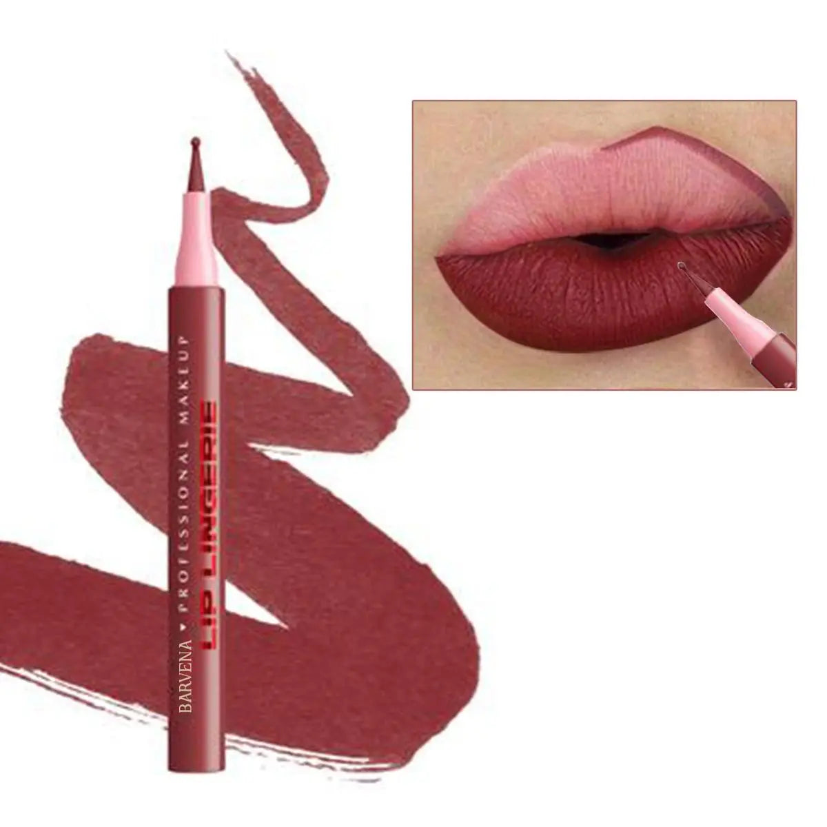 Lip Liner Pencil for Plump Lips Matte Finish Lipstick Pencil for Contouring Creating a Three-Dimensional Full Lip Shape Oily Photo Shoot - COLMAGIC