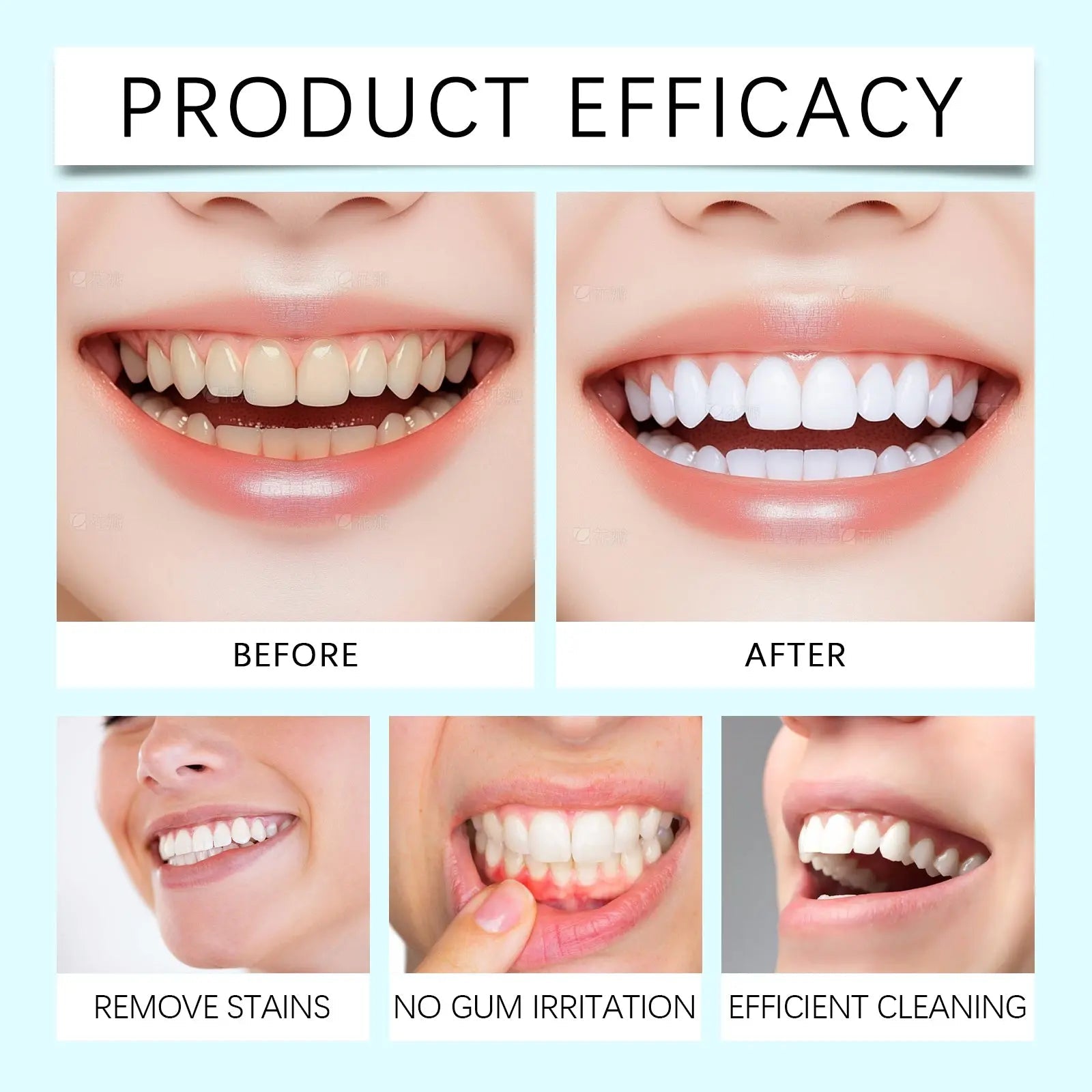 Oralhoe Brightening Toothpaste, Gentle Daily Care Toothpaste For Removing Stains, Brightening And Refreshing, And Reducing Odors - COLMAGIC