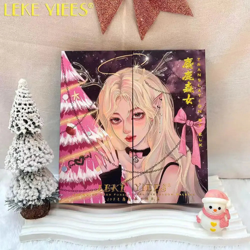 LEKE YIEES Multifunctional Folding Eyeshadow Palette 105 Colors Matte Glitter Highlighter Blush Makeup Cosmetic Smooth Versatile Usage Compact Easy to Carry - COLMAGIC