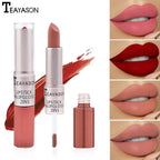 TEAYASON 2 in 1 Double-Ended Lipstick & Lip Gloss, Long Lasting Waterproof Matte Lipstick, Multi-Use Lip Tint for Lips, Cheeks & Eyes, 12 Colors - COLMAGIC