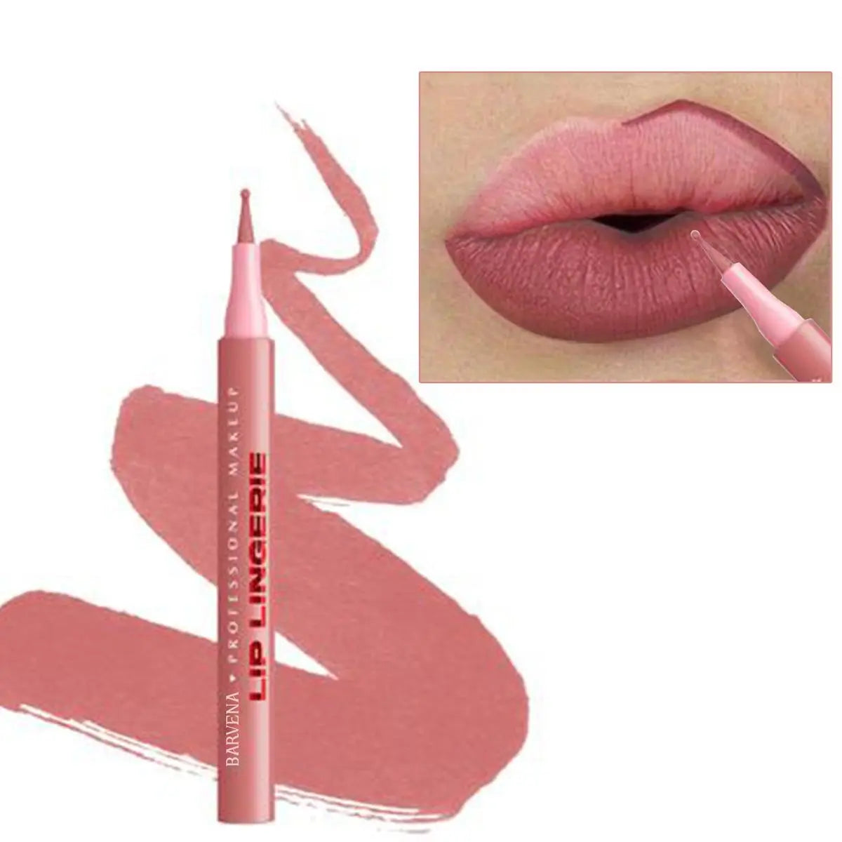 Lip Liner Pencil for Plump Lips Matte Finish Lipstick Pencil for Contouring Creating a Three-Dimensional Full Lip Shape Oily Photo Shoot - COLMAGIC