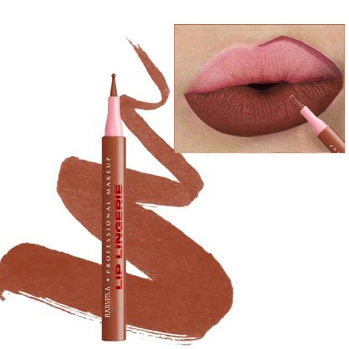 Lip Liner Pencil for Plump Lips Matte Finish Lipstick Pencil for Contouring Creating a Three-Dimensional Full Lip Shape Oily Photo Shoot - COLMAGIC