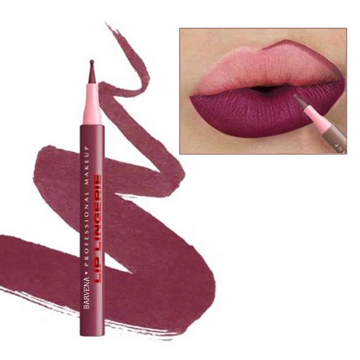 Lip Liner Pencil for Plump Lips Matte Finish Lipstick Pencil for Contouring Creating a Three-Dimensional Full Lip Shape Oily Photo Shoot - COLMAGIC